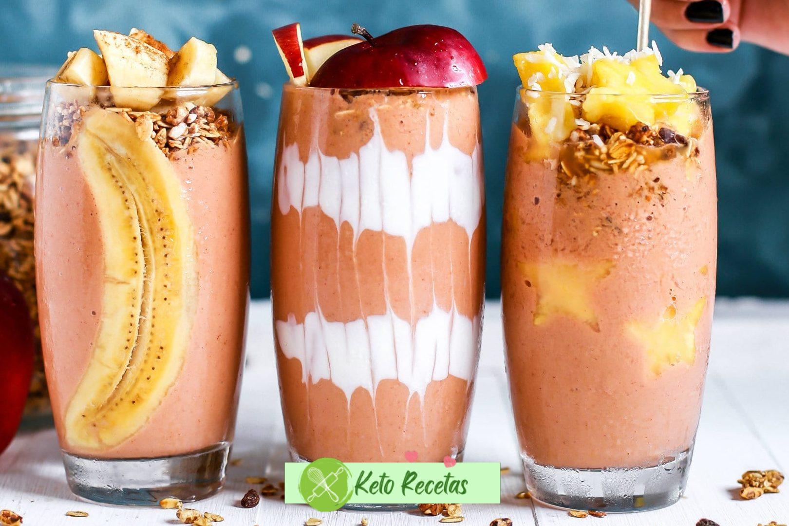 Batido de Proteínas con Almendras y Crema de Cacahuate